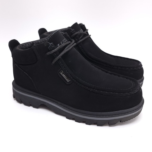 Lugz Fringe Mid Mens 8 Black Moc Toe Chukka Boots MFRGD-001 main image 9